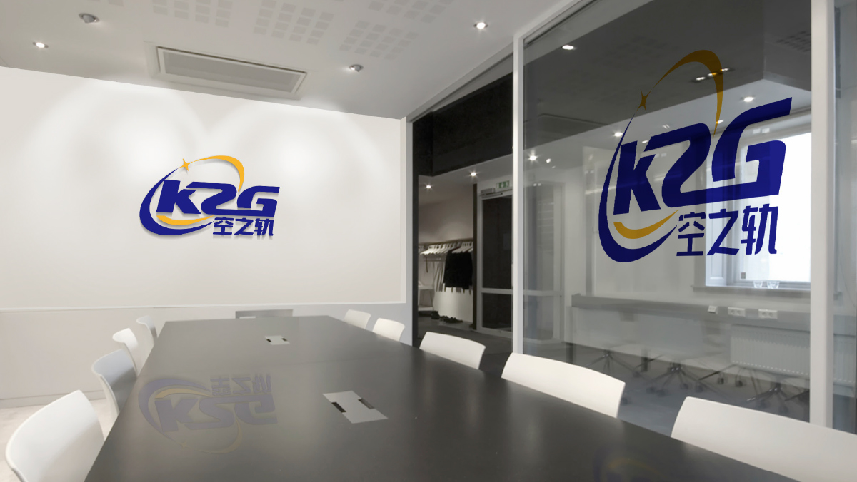 苏州KZG空之轨功能膜商标logo设计｜品牌标志设计公司