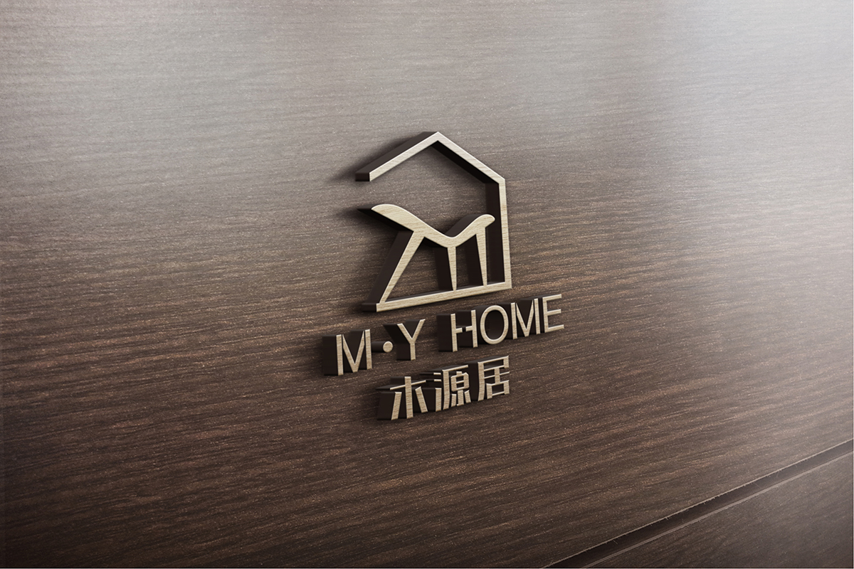 木源居logo设计,vi设计-家具 家居类标志设计